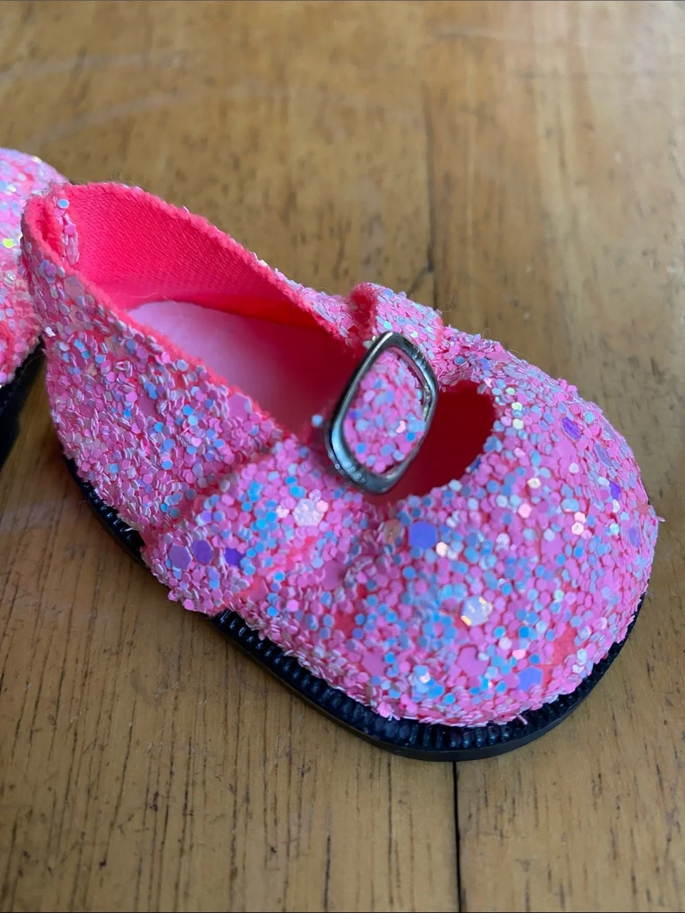 Footwear, Mary Jane Shoes, Sparkel, Light Pink, Designed for 18-inch Dolls